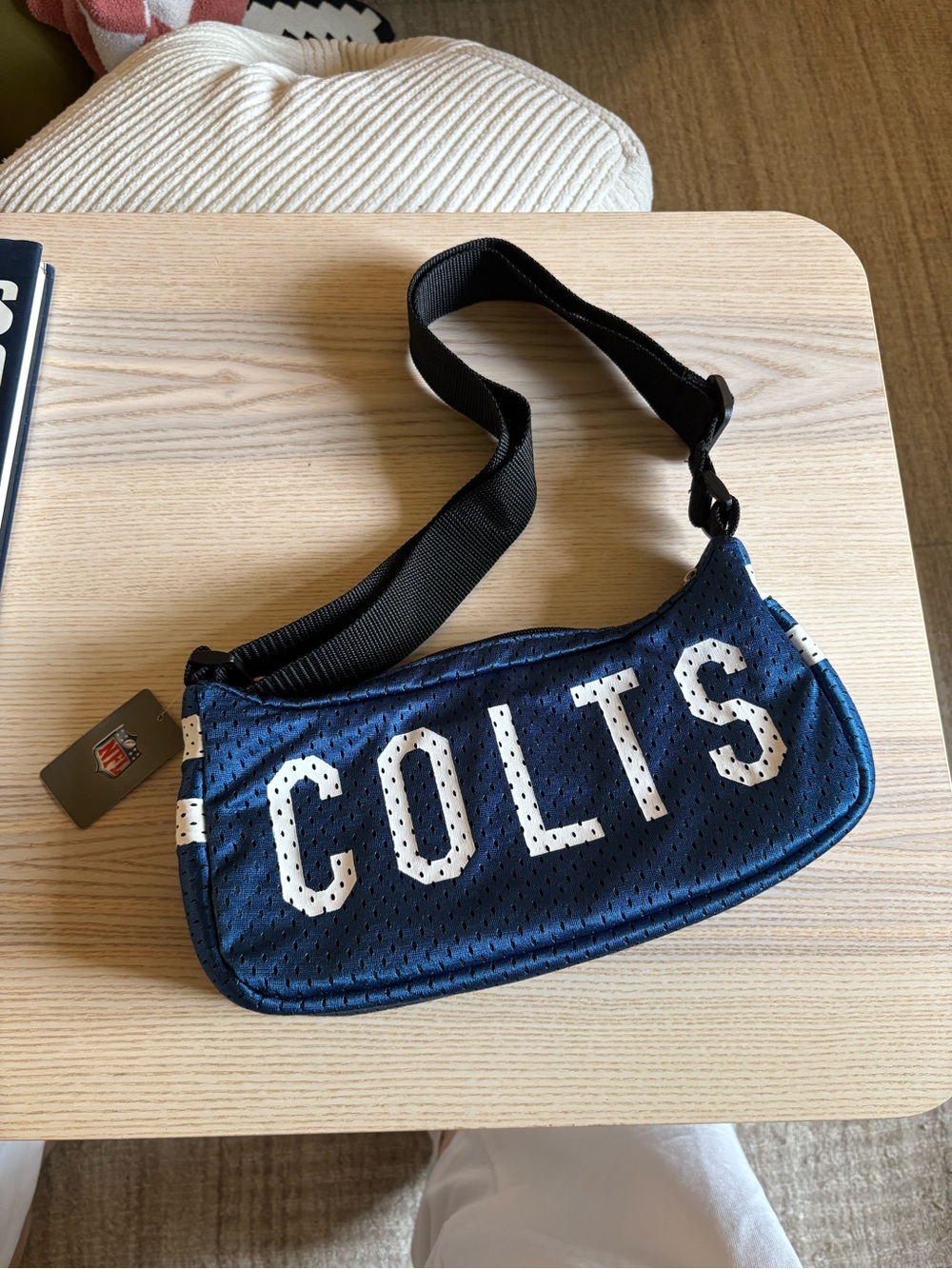 NFL Colts Navy Blue Jersey Shoulder Bag